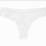 Kit 05 à 20 Calcinhas de Algodão Canelado com Renda fio conforto - Liana