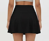 Short Saia Preto Poliamida Importada