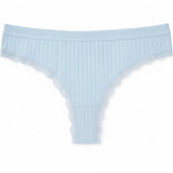 Kit 05 à 20 Calcinhas de Algodão Canelado com Renda fio conforto - Liana