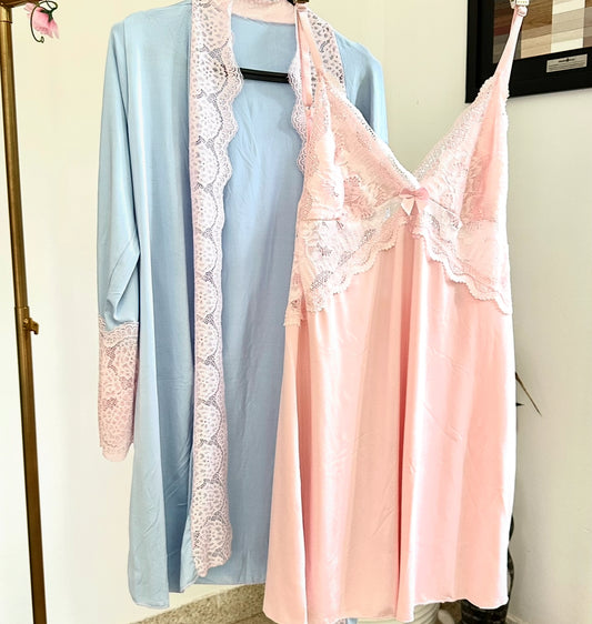 Kit Roupão Sensual + Camisola Lady