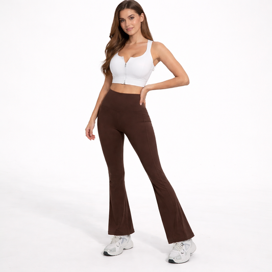 Calça Bailarina Flare Chocolate
