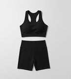Conjunto Top e Shortinho Sem costura Black 🖤