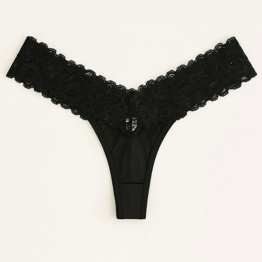 Calcinha de Algodão fio conforto com renda Plus Size