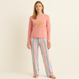 Pijama Longo, Quentinho: Litltle Princess flanelado por dentro.