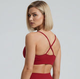 Top Bordô de Poliamida Slim Super Sustentação