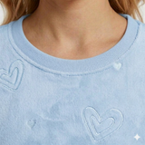 ✨LANÇAMENTO✨ Pijama Quentinho Peludinho de Coração Azul