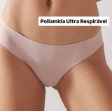 Combo Fitness 2026 - Calça Legging Polifitness + Faixa Fitness+ 03 Calcinhas Sem Costura + Top Fitness