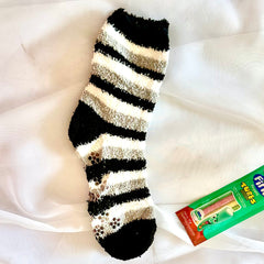 Combo 03 Meias Lã Candy Socks 💕 - Meias Felpudas em Embalagem Especial