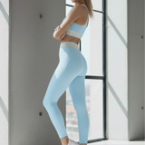 Conjunto Smoothie Azul com Branco de Poliamida