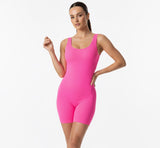 Macaquinho canelado Rosa de poliamida