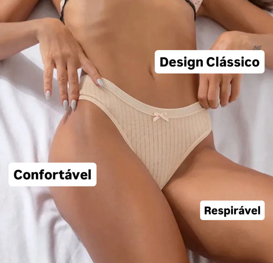 Kit 05 Calcinhas Lady Cotton: Conforto e Sensualidade