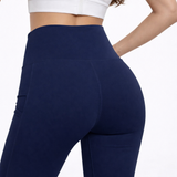 Calça Bailarina Flare Azul Marinho