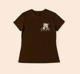 TShirt de algodão com estampa delicada de Ursinho