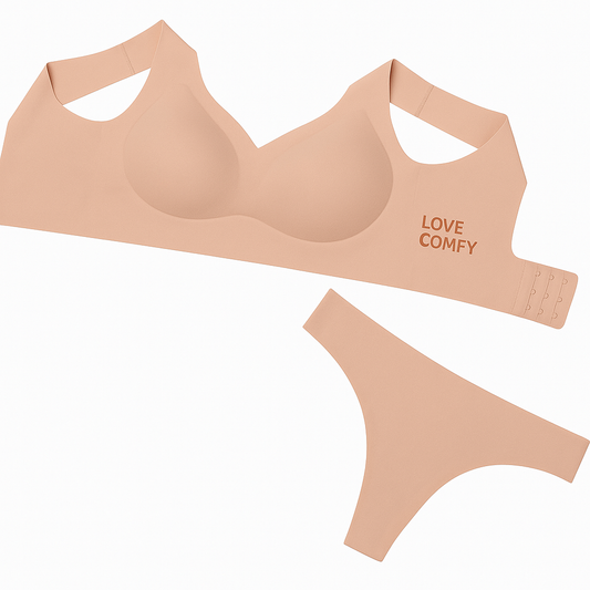 ✨ESQUENTA BLACK✨ Conjunto Calcinha e Sutiã Comfy SEM COSTURA