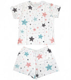 ✨Lançamento✨ Pijama Ultra Comfort de manguinha com estampa de estrelinhas