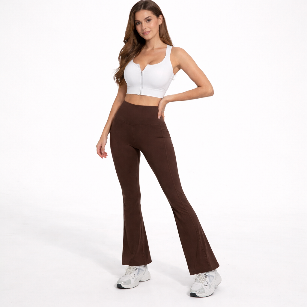 Calça Bailarina Flare Chocolate
