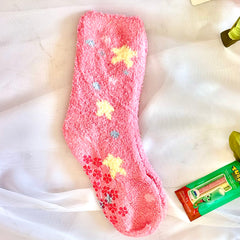 Combo 03 Meias Lã Candy Socks 💕 - Meias Felpudas em Embalagem Especial