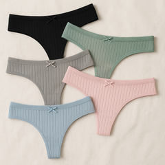Kit 05 Calcinhas Lady Cotton: Conforto e Sensualidade