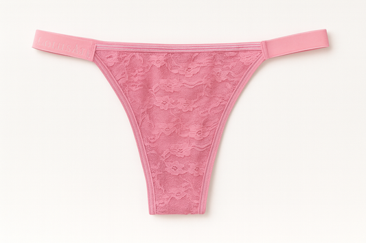 Tanguinha com Elástico na lateral - Forro Algodão com renda