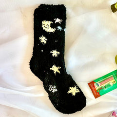 Combo 03 Meias Lã Candy Socks 💕 - Meias Felpudas em Embalagem Especial