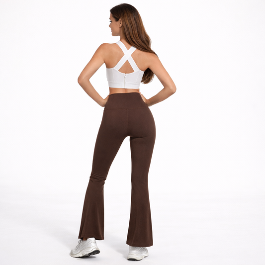 Calça Bailarina Flare Chocolate