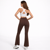 Calça Bailarina Flare Chocolate