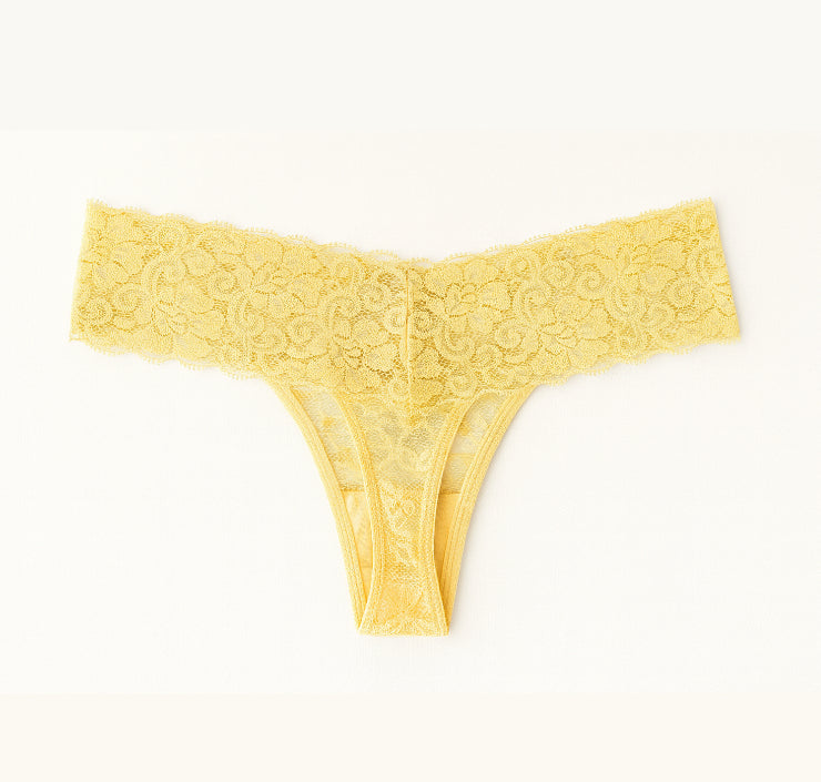 Calcinha de Renda Francesinha Luxo Fio Conforto