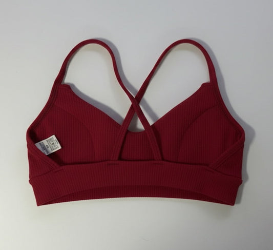 Top Bordô de Poliamida Slim Super Sustentação