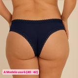 Combo 05 Calcinhas de Algodão Tanguinha Ultra Comfort