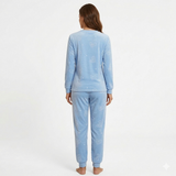 ✨LANÇAMENTO✨ Pijama Quentinho Peludinho de Coração Azul